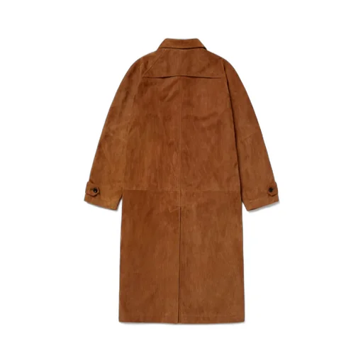 Leather Ribbed Makintosh
