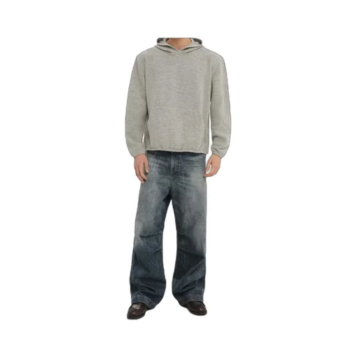 Cut Knit Hoodie
