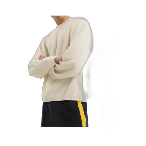 Cut Knit Crewneck Sweater