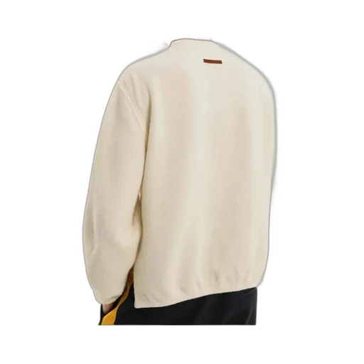 Cut Knit Crewneck Sweater
