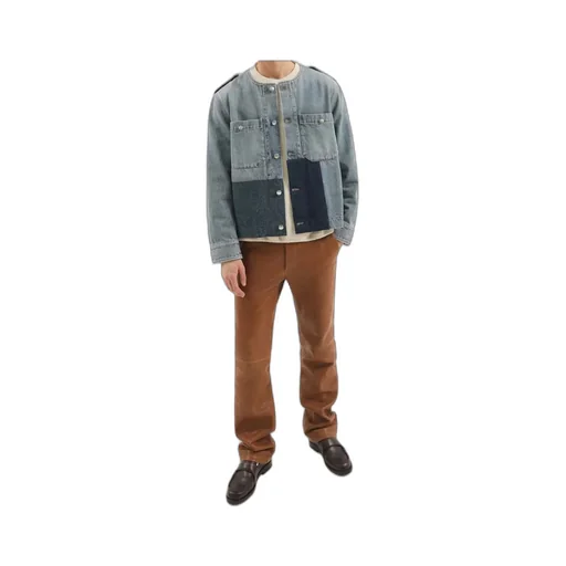 Patched Denim Jacket