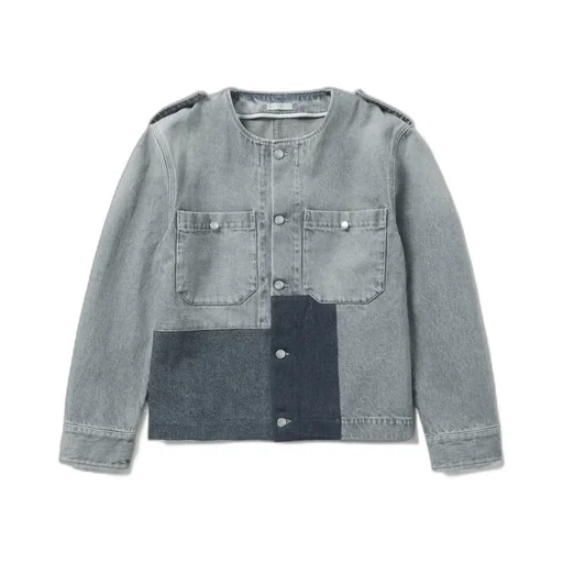 Patched Denim Jacket
