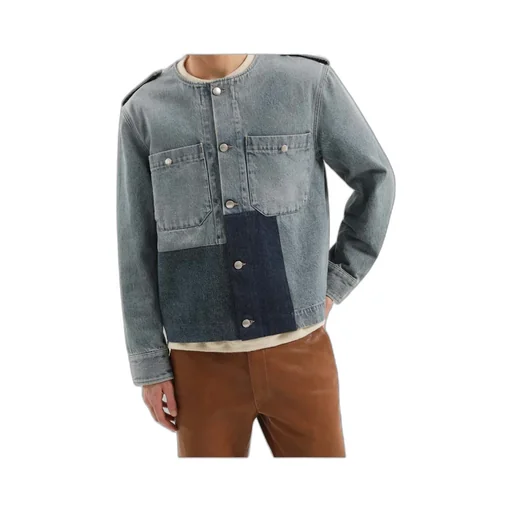 Patched Denim Jacket