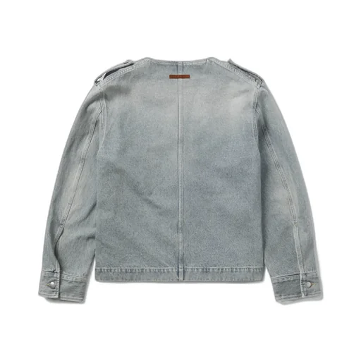Patched Denim Jacket