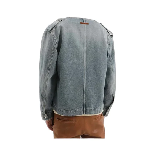 Patched Denim Jacket