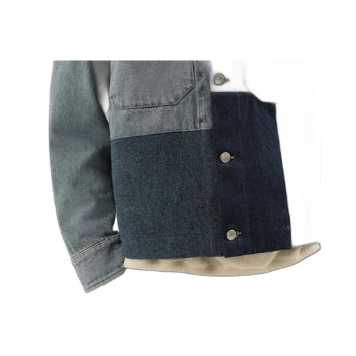 Patched Denim Jacket