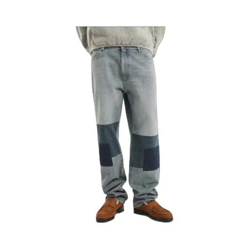 1989 Studio Patchwork Straight-Leg Jeans