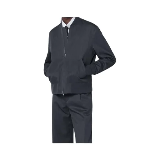 Lardini Zipped Twill Jacket