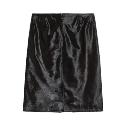 Skirt In Pony-Effect Leather
