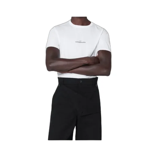 Maison Margiela Distorted Logo Crewneck T-Shirt