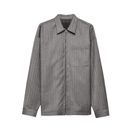Prada Zip-Up Shirt