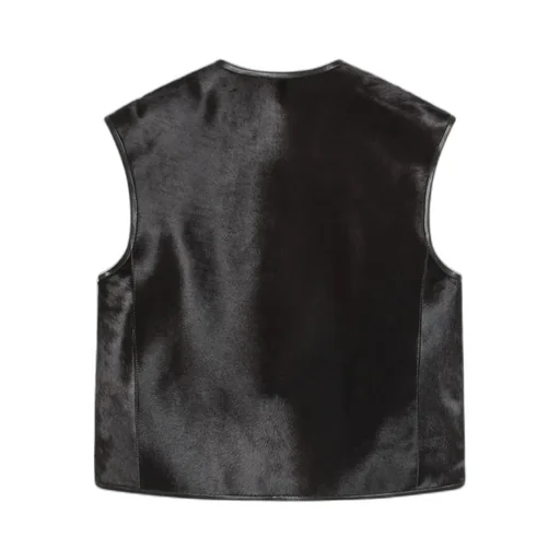 Ampas Vest In Pony-Effect Leather