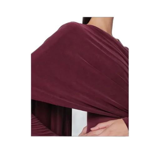 The Andamane Draped Long-Sleeved Bodysuit