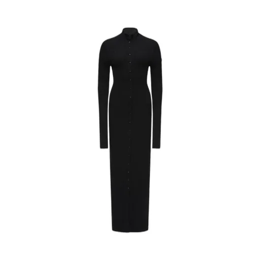 Moncler X Ee72 By Edward Enninful Wool Turtleneck Dress