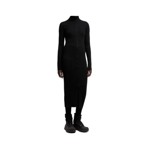 Moncler X Ee72 By Edward Enninful Wool Turtleneck Dress
