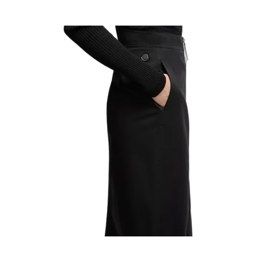 Moncler X Ee72 By Edward Enninful Gabardine Midi Skirt