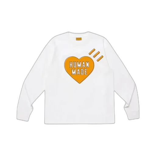 Heart-Logo Long-Sleeve T-Shirt