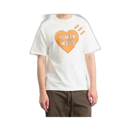 Heart-Logo Cotton T-Shirt