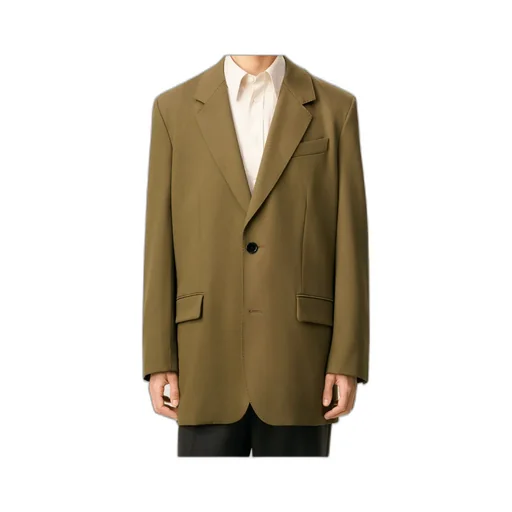 Wool Long-Sleeved Blazer