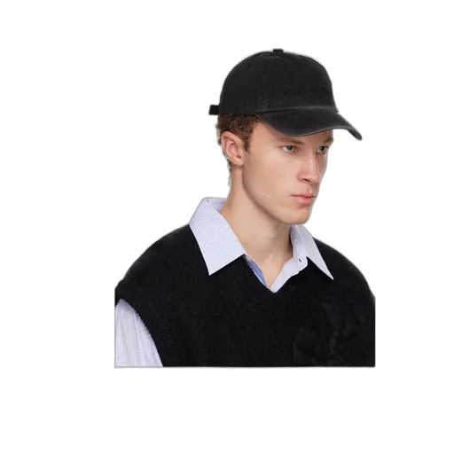 Dyed Denim Ball Baseball Cap