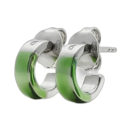 Numeric-Engraved Signature Earrings