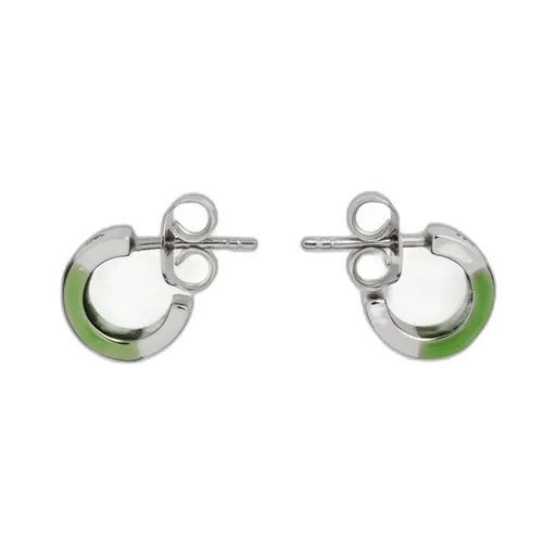 Numeric-Engraved Signature Earrings