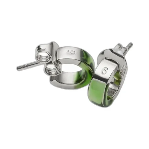 Numeric-Engraved Signature Earrings