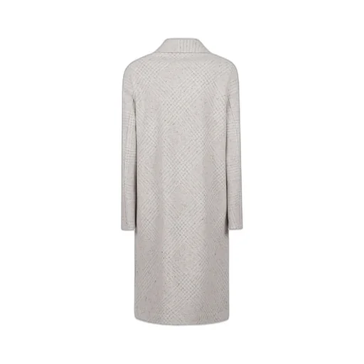 Harris Wharf London Plaid Button-Up Coat