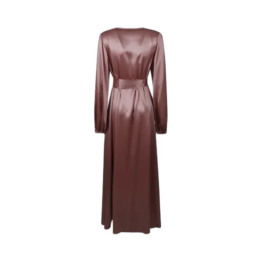 Eleventy Long Sleeve Wrap Dress
