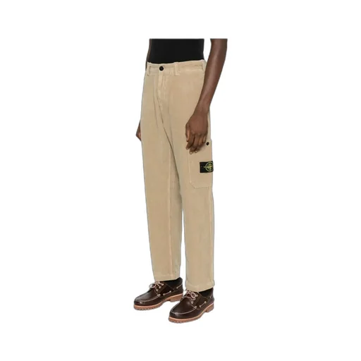 Corduroy Straight-Leg Trousers