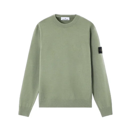 Crewneck Jumper With Reverse Stitch Details