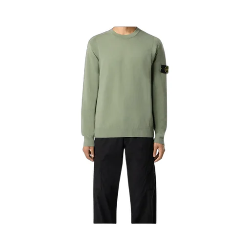 Crewneck Jumper With Reverse Stitch Details