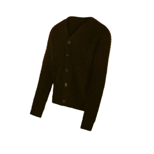 Button Long-Sleeved Sweater