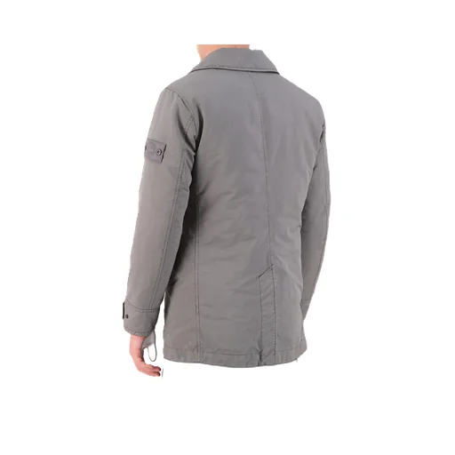 Compass-Patch Buttoned Coat