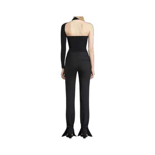 One-Shoulder Twisted Bodysuit