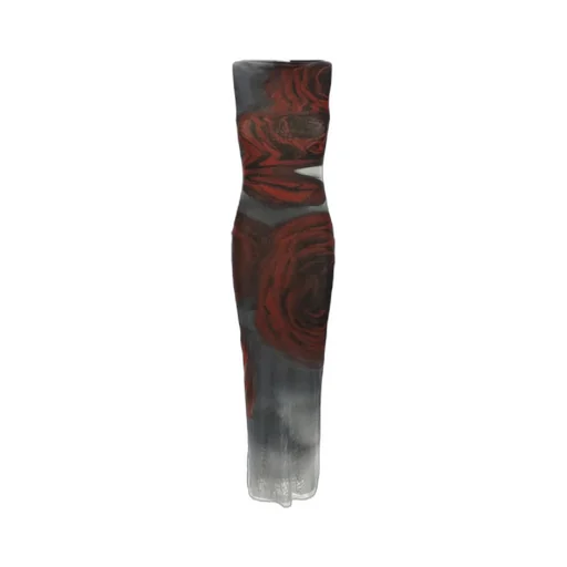 Jean Paul Gaultier The Long Blurry Roses Dress