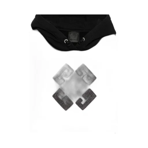 4G Rhinestone-Embellished Hoodie