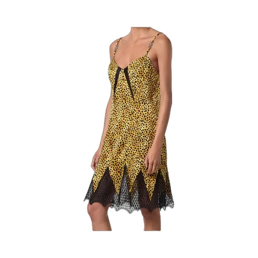 Versace Leopard-Printed Slip Dress