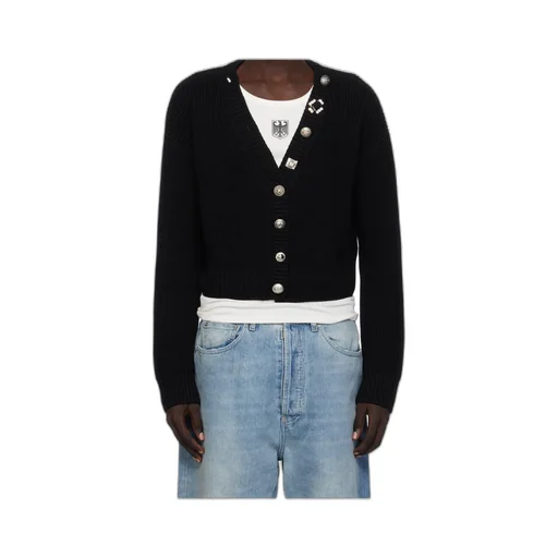 Vetements Mini V-Neck Cardigan
