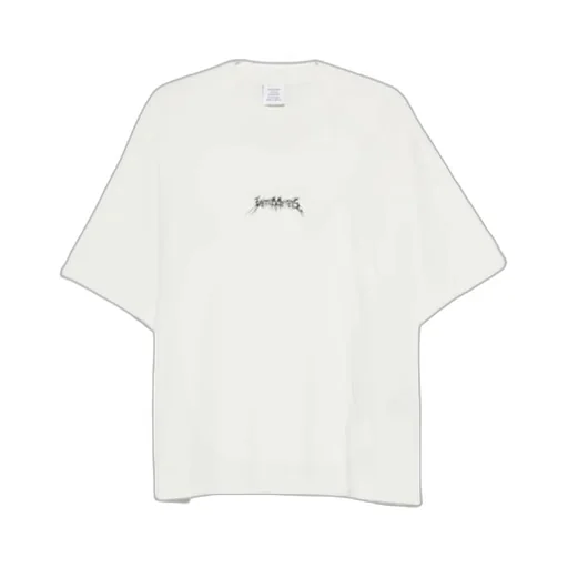 Vetements Logo Printed Crewneck T-Shirt