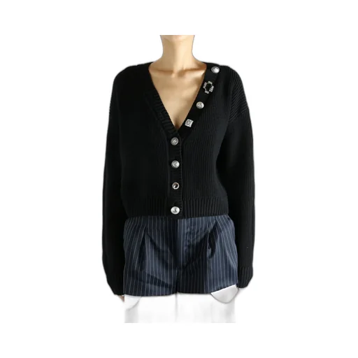 Vetements Mini V-Neck Cardigan