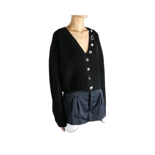 Vetements Mini V-Neck Cardigan