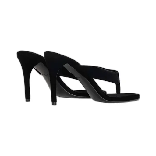 90Mm Velvet Thong-Strap Sandals