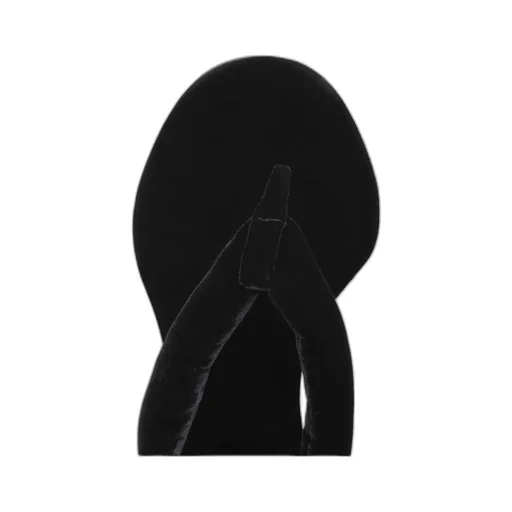 90Mm Velvet Thong-Strap Sandals
