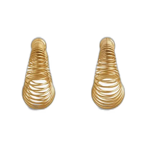 Spiral Hoop Earrings