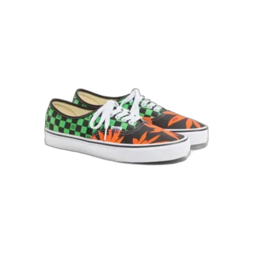 Valentino X Vans Vlogo Checkerboard Lace-Up Sneakers