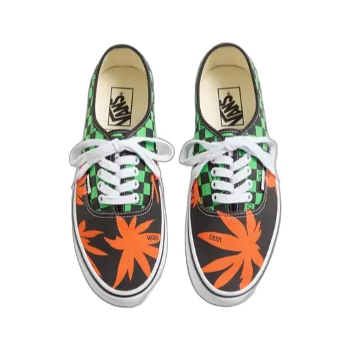 Valentino X Vans Vlogo Checkerboard Lace-Up Sneakers