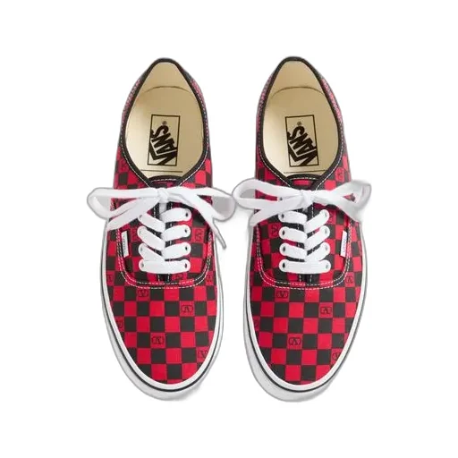 Valentino X Vans Vlogo Checkerboard Lace-Up Sneakers