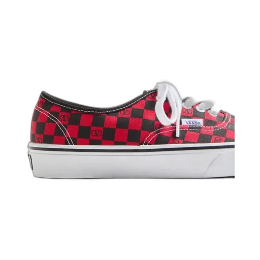 Valentino X Vans Vlogo Checkerboard Lace-Up Sneakers