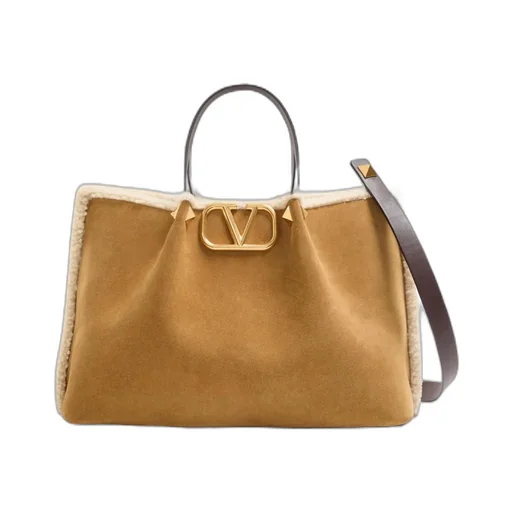 Valentino Garavani Rockstud Vlogo Signature Medium Tote Bag